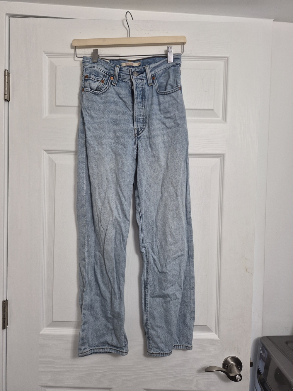 Levi's Pale Blue Women's Straight Jeans